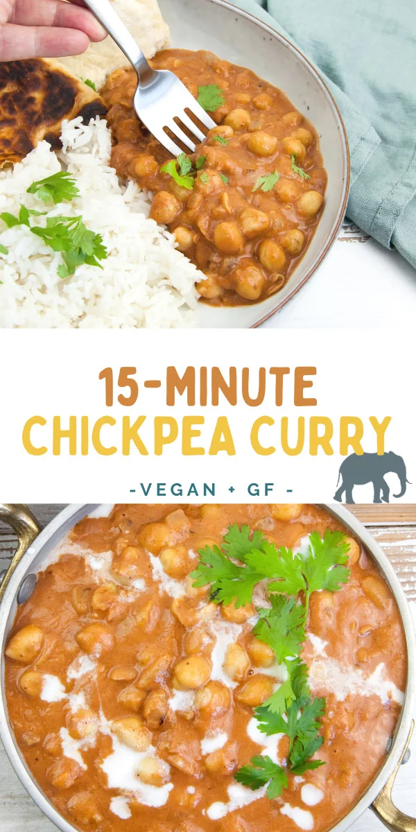 15-Minute Chickpea Curry (Vegan)