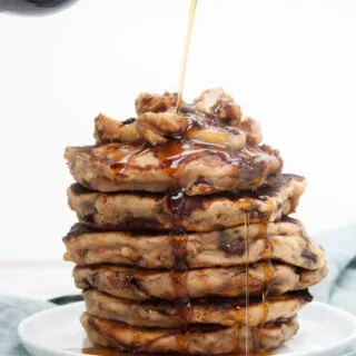 Vegan Chunky Monkey Pancakes