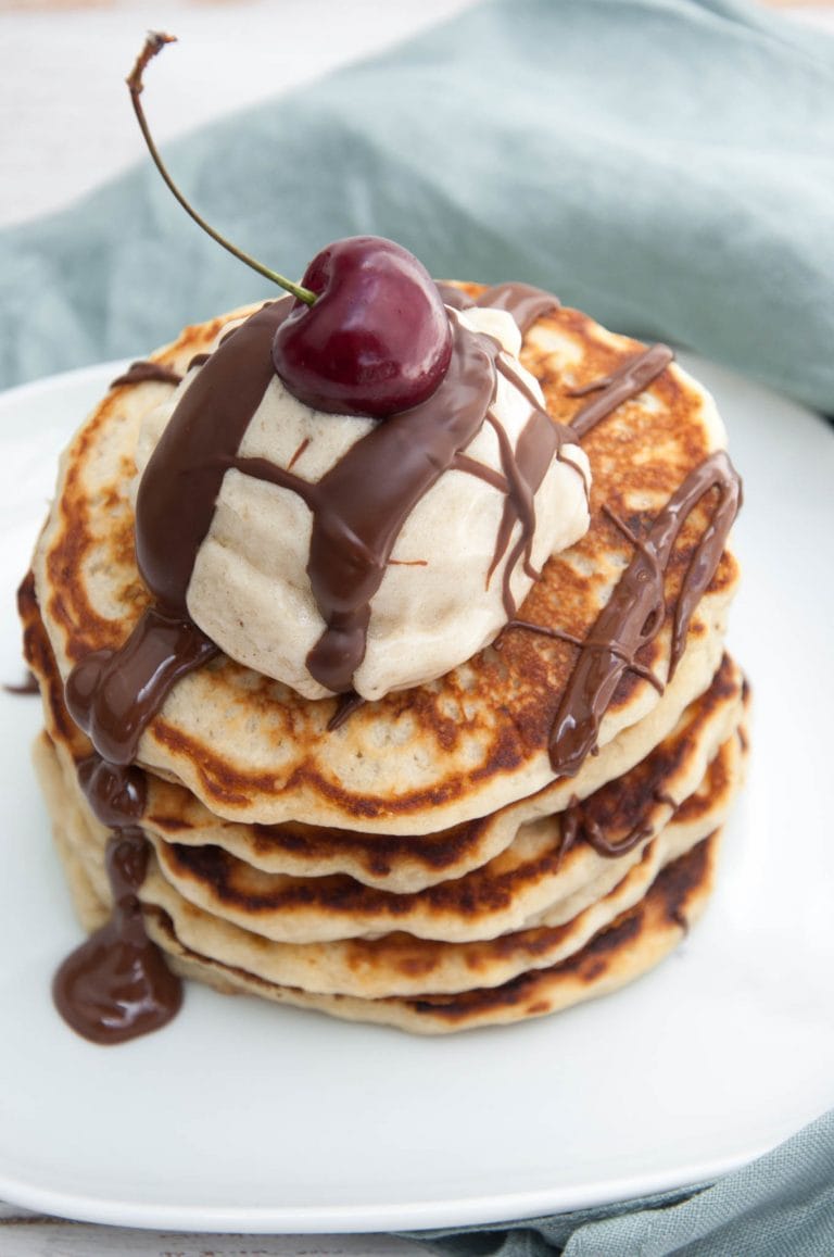 Vegan Pancake Sundae Recipe Elephantastic Vegan