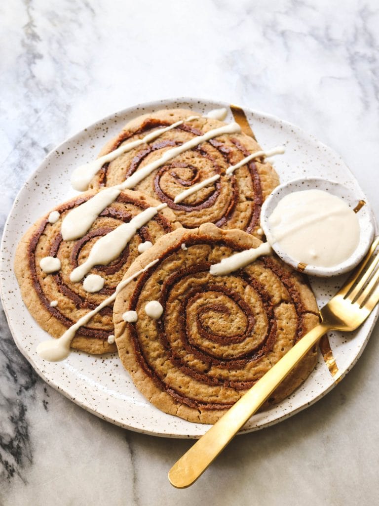 Cinnamon Roll Pancakes