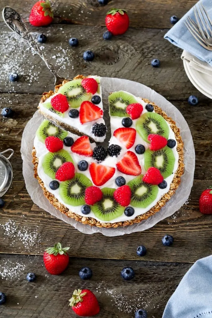 Healthy Fruit Pizza