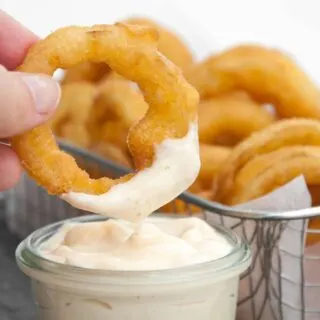 Vegan Mayo Onion Rings