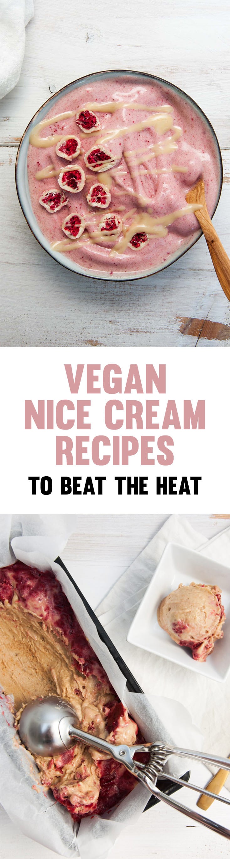 Vegan Nice Cream Recipes To Beat The Heat #vegan #nicecream #icecream #summer | ElephantasticVegan.com