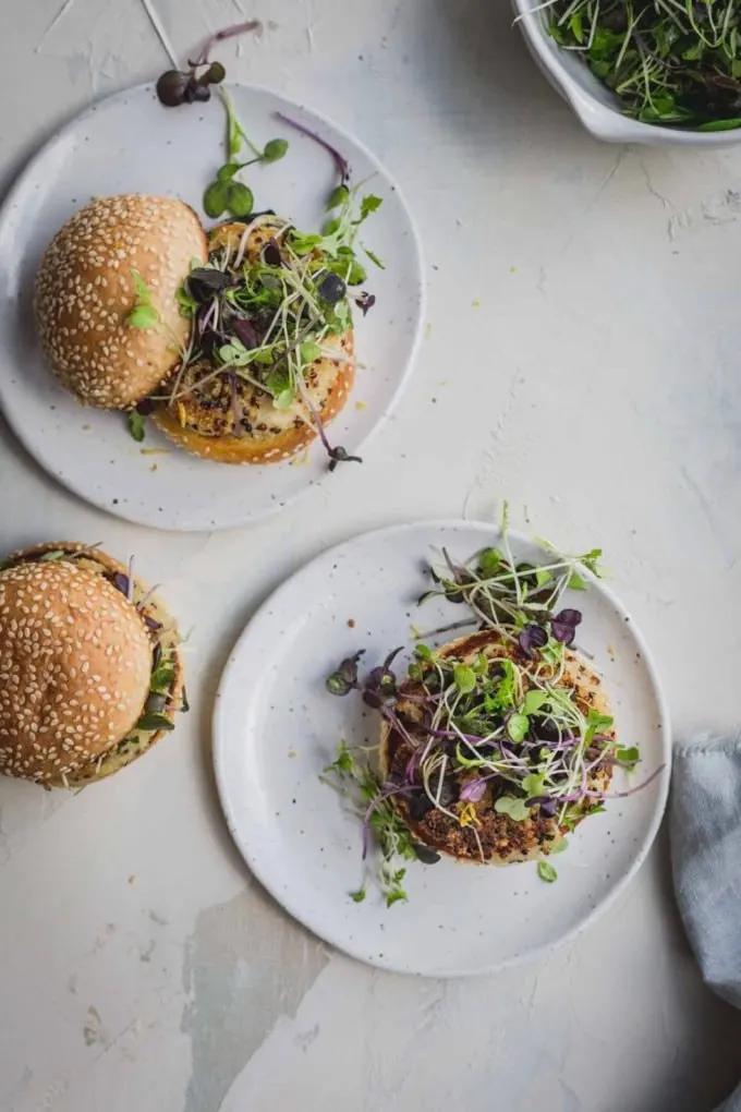 Quinoa and Cauliflower Burger