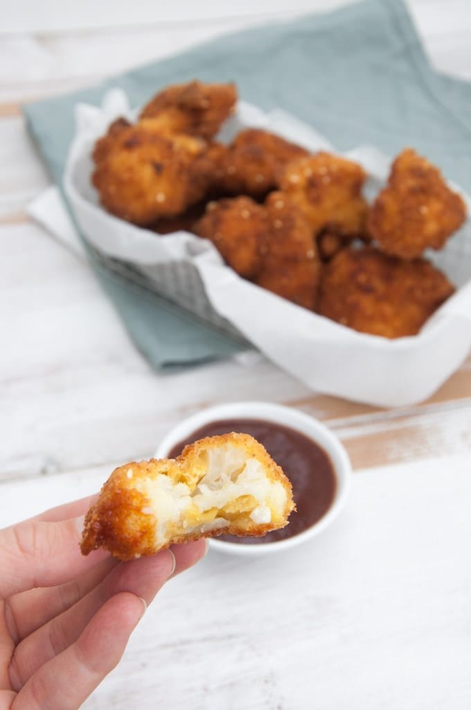 Breaded & Fried Cauliflower Nuggets