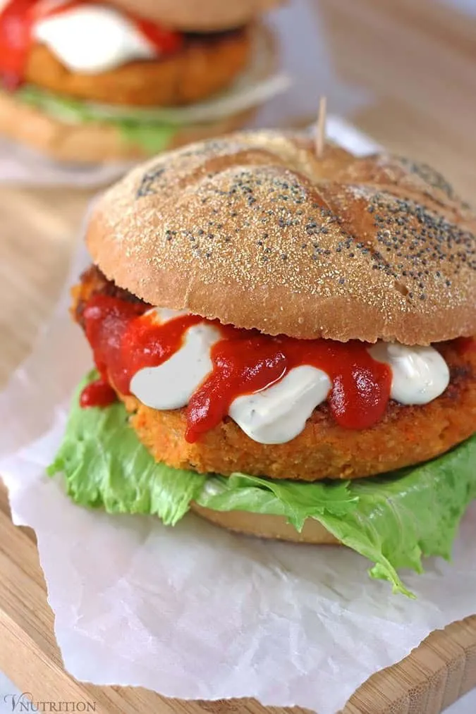 Sriracha Veggie Burger