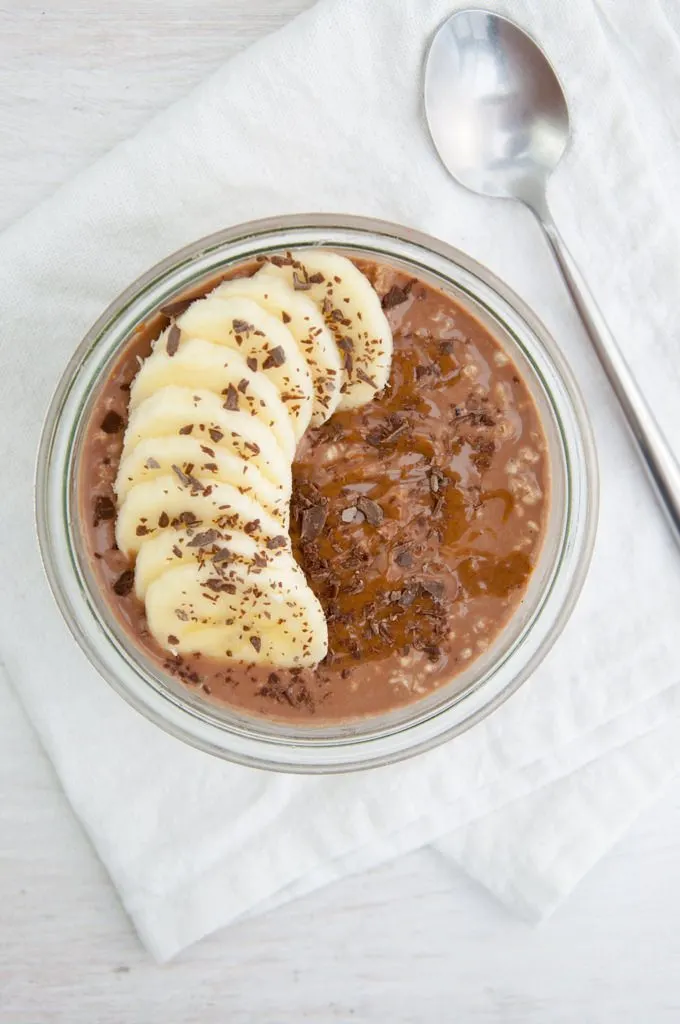 Healthy Vegan Chocolate Overnight Oats