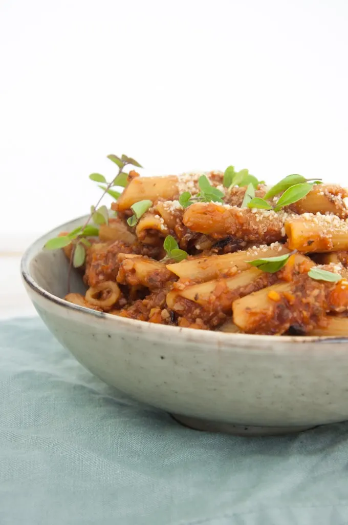 Vegan Mushroom Bolognese