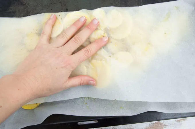 Baked Potato Slices