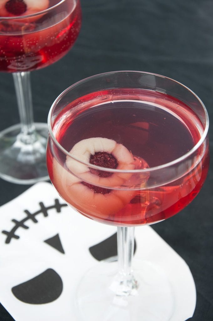 Spooky Halloween Eyeball Cocktail Recipe Elephantastic Vegan