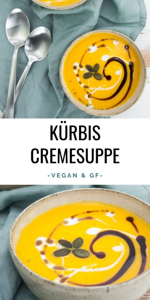 Vegane Kürbis-Cremesuppe