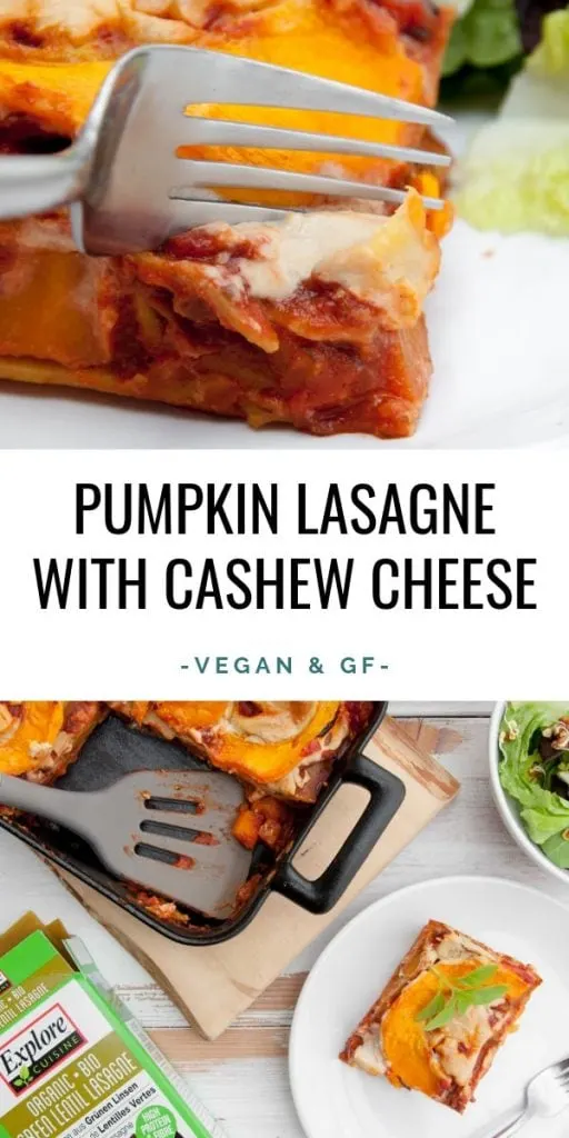 Vegan Pumpkin Lasagne with Cashew Cheese