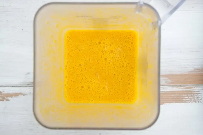 Pumpkin Soup in a blender