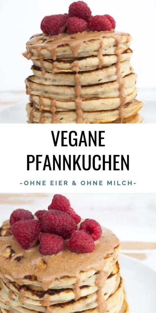 Vegane Pfannkuchen ohne Eier und Milch