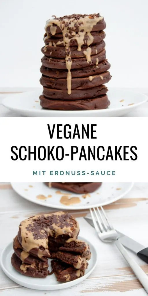 Vegane Schoko-Pancakes