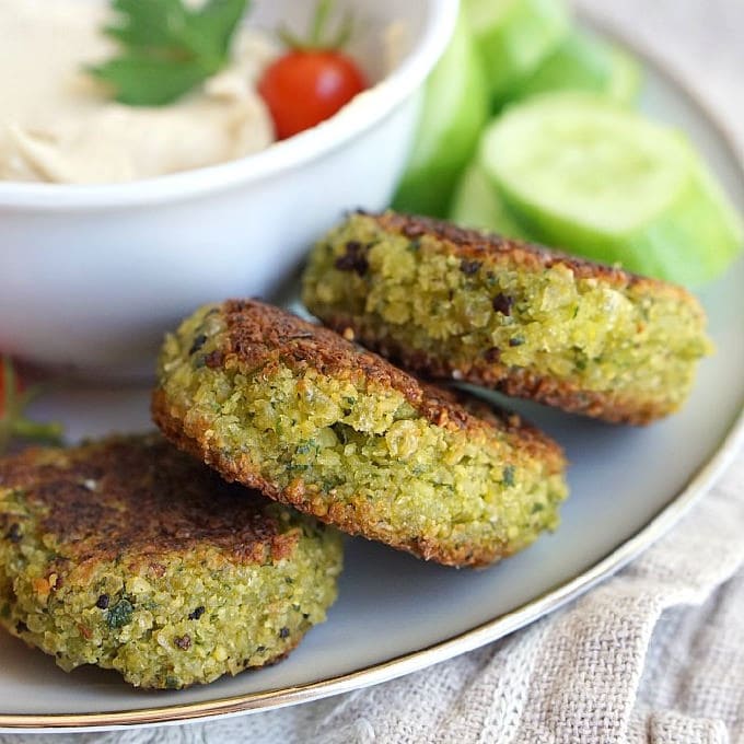 Falafel made with dried chickpeas