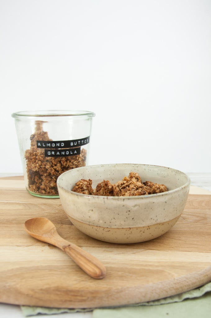 Almond Butter Granola Recipe Elephantastic Vegan
