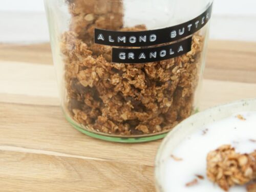 Almond Butter Granola Recipe Elephantastic Vegan