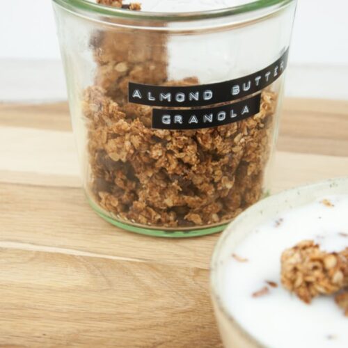 Almond Butter Granola Recipe Elephantastic Vegan