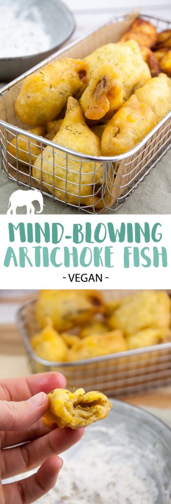 Vegan Artichoke Fish