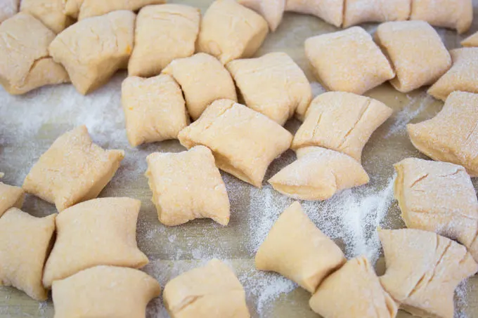 sweet potato gnocchi pillows