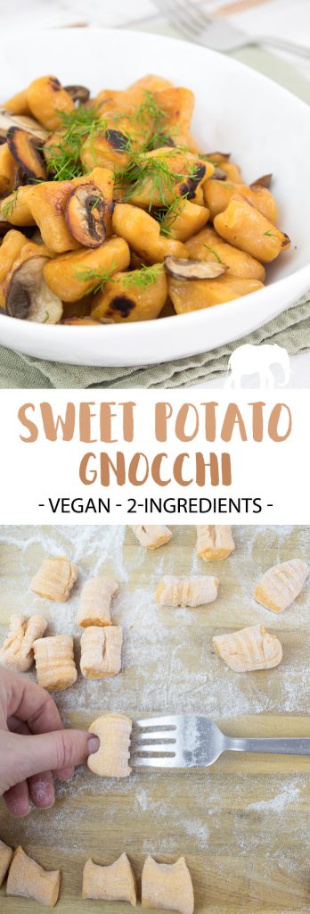 2-Ingredient Sweet Potato Gnocchi (vegan)