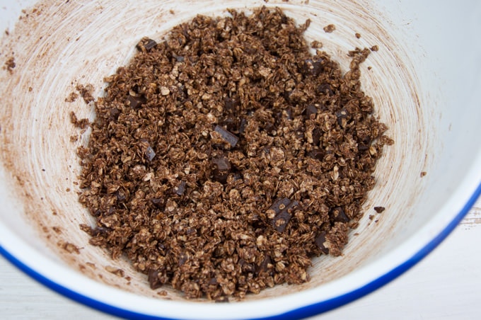 Making Chocolate Granola