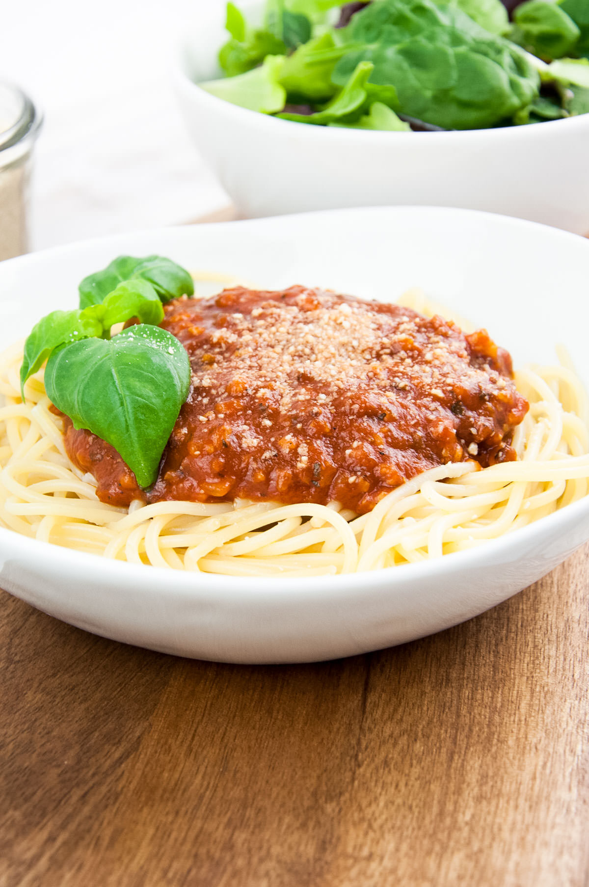 Spaghetti Bolognese with TVP