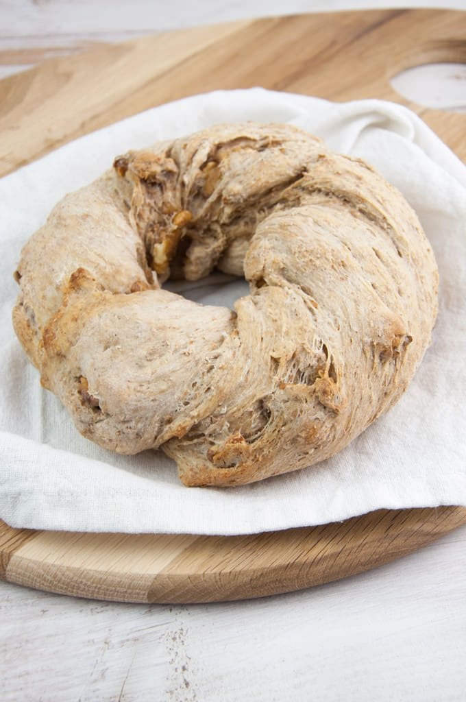 Walnut Bread Wreath