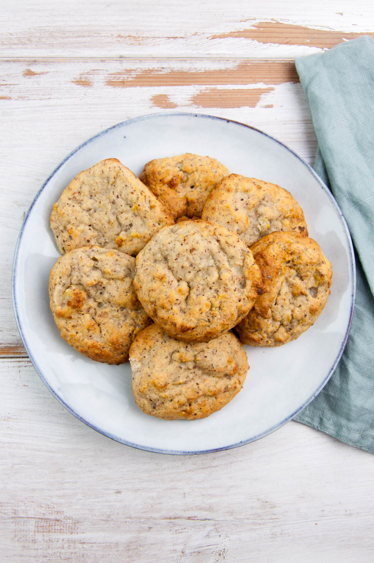 Vegan & Sugar-Free Banana Cookies