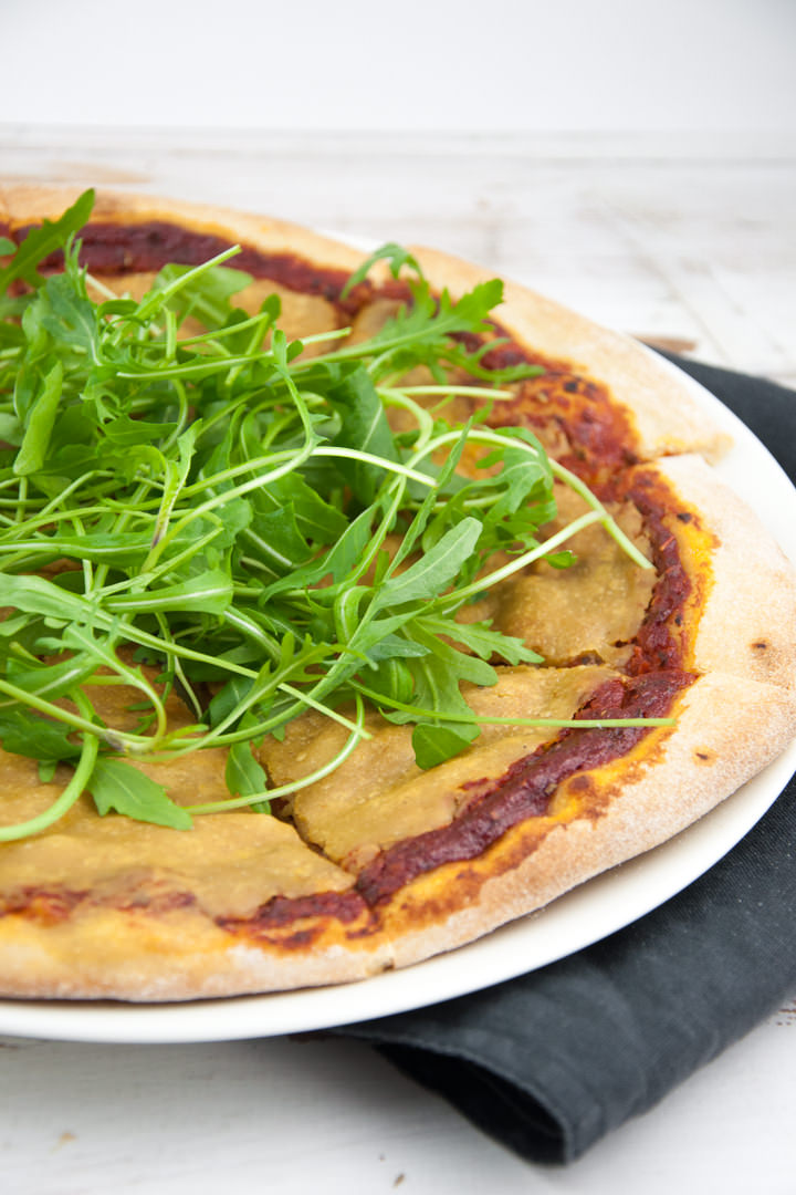 Vegan Cheese Pizza Recipe Elephantastic Vegan