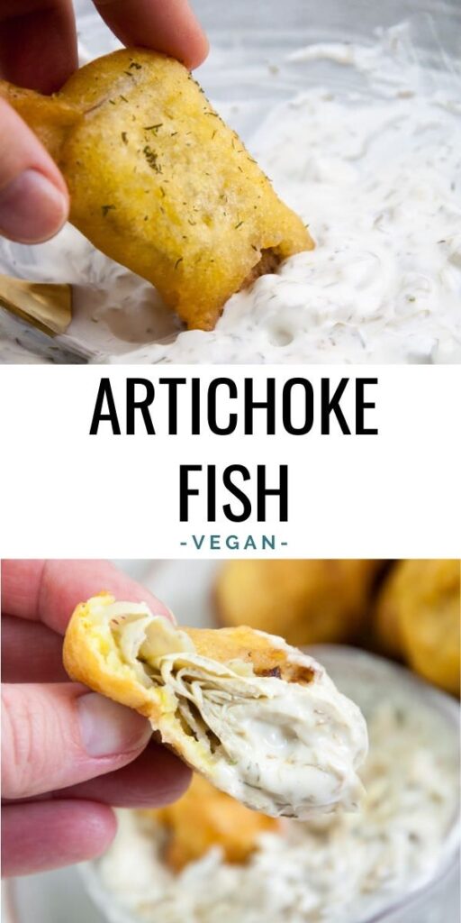 Vegan Artichoke Fish