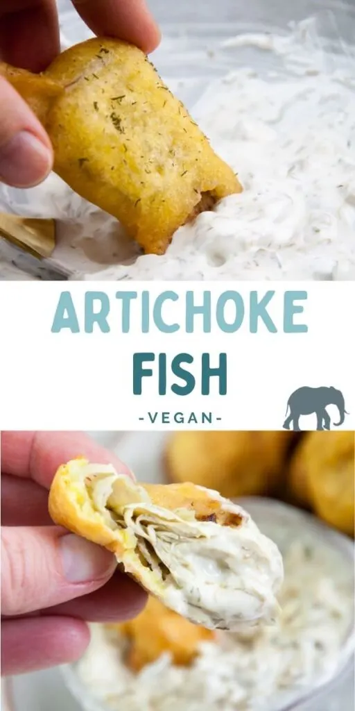 Vegan Artichoke Fish