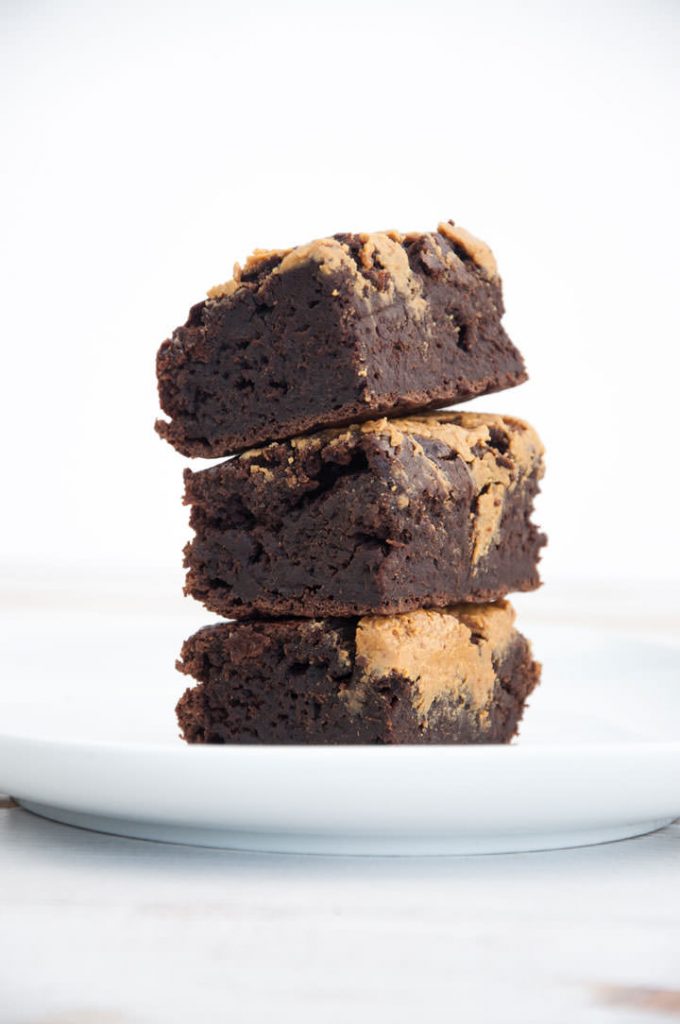 Salted Peanut Butter Brownies