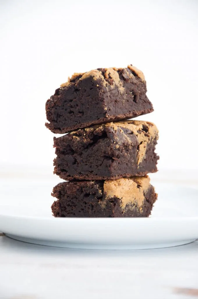 Salted Peanut Butter Brownies