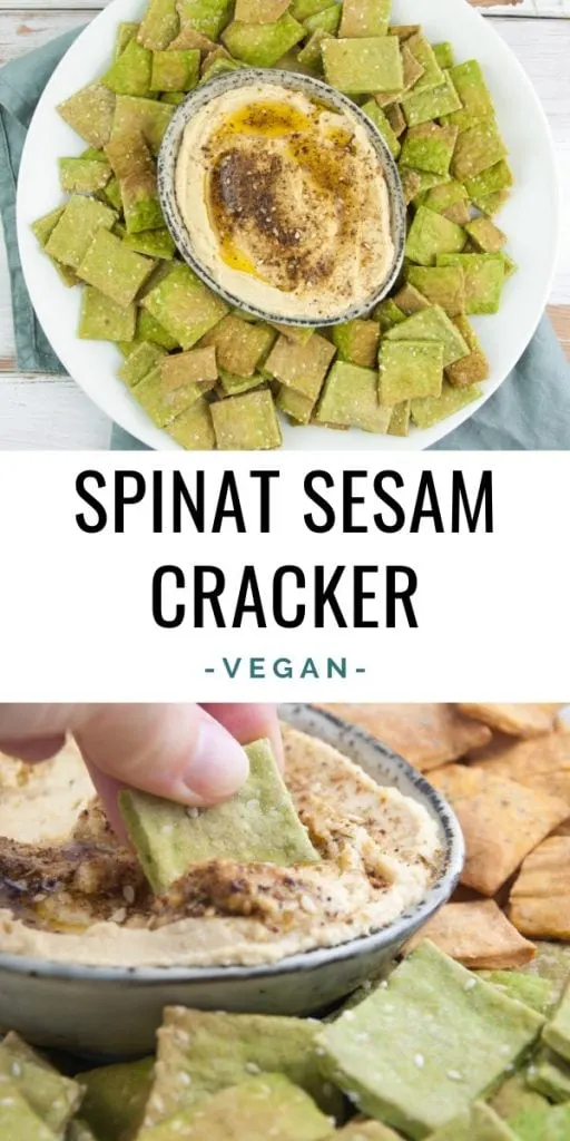 Spinat Sesam Cracker