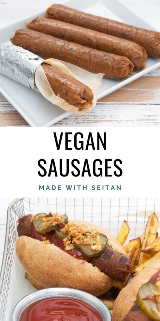 Vegan Seitan Sausages