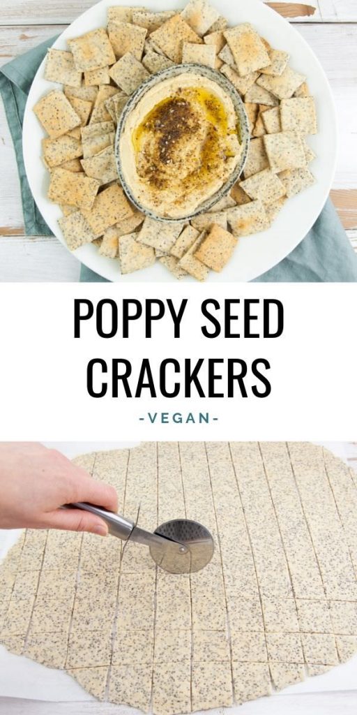 Vegan Poppy Seed Crackers