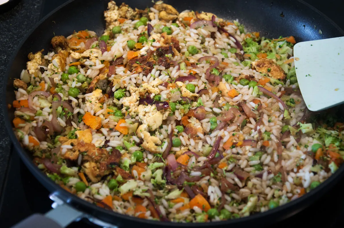 Vegan Fried Rice with 'Egg'