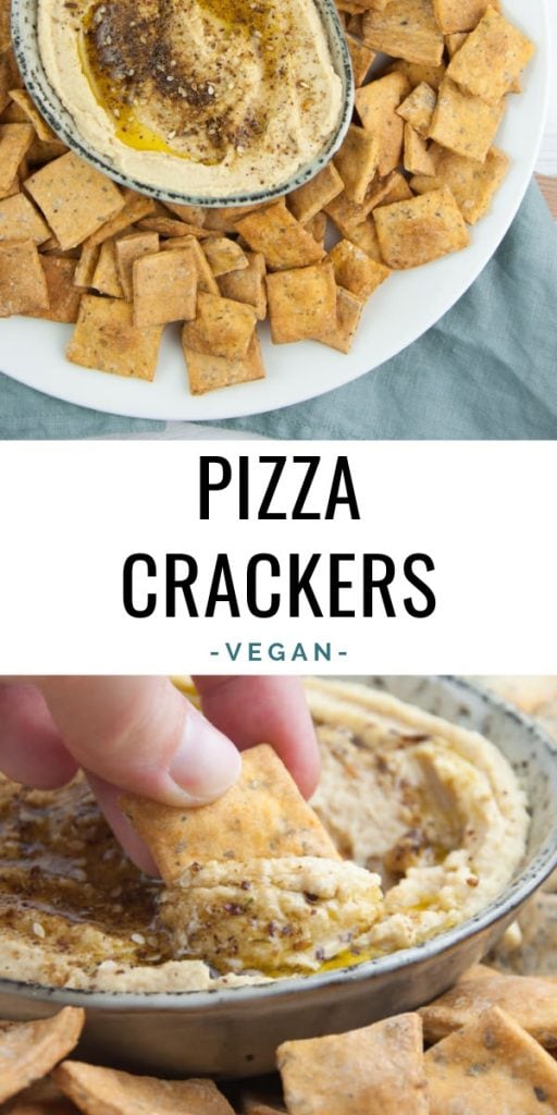 Vegan Pizza Crackers