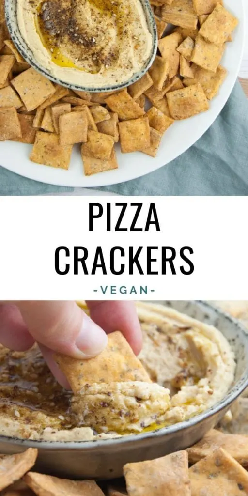 Vegan Pizza Crackers