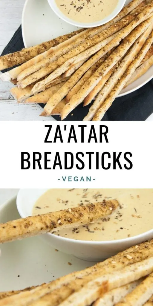 Vegan Za'atar Breadsticks