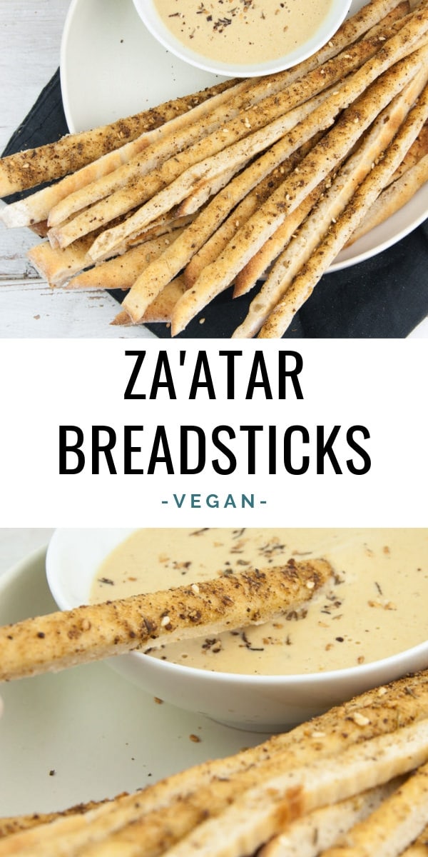 Vegan Za'atar Breadsticks Recipe Elephantastic Vegan
