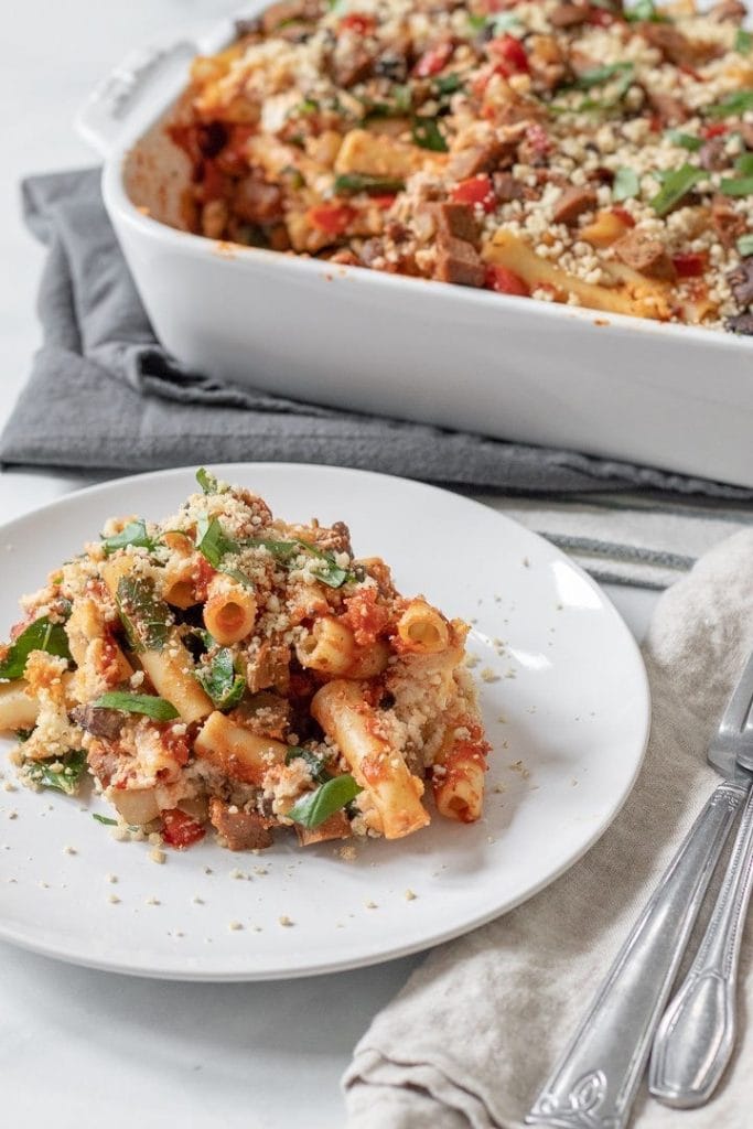 Baked Ziti with Vegetables