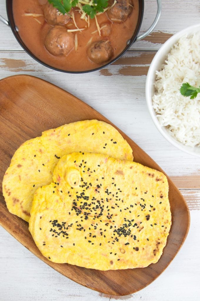 Golden Turmeric Naan