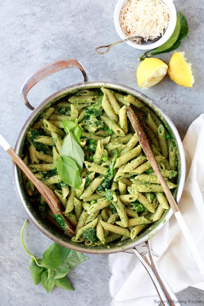 Pea Pesto Pasta