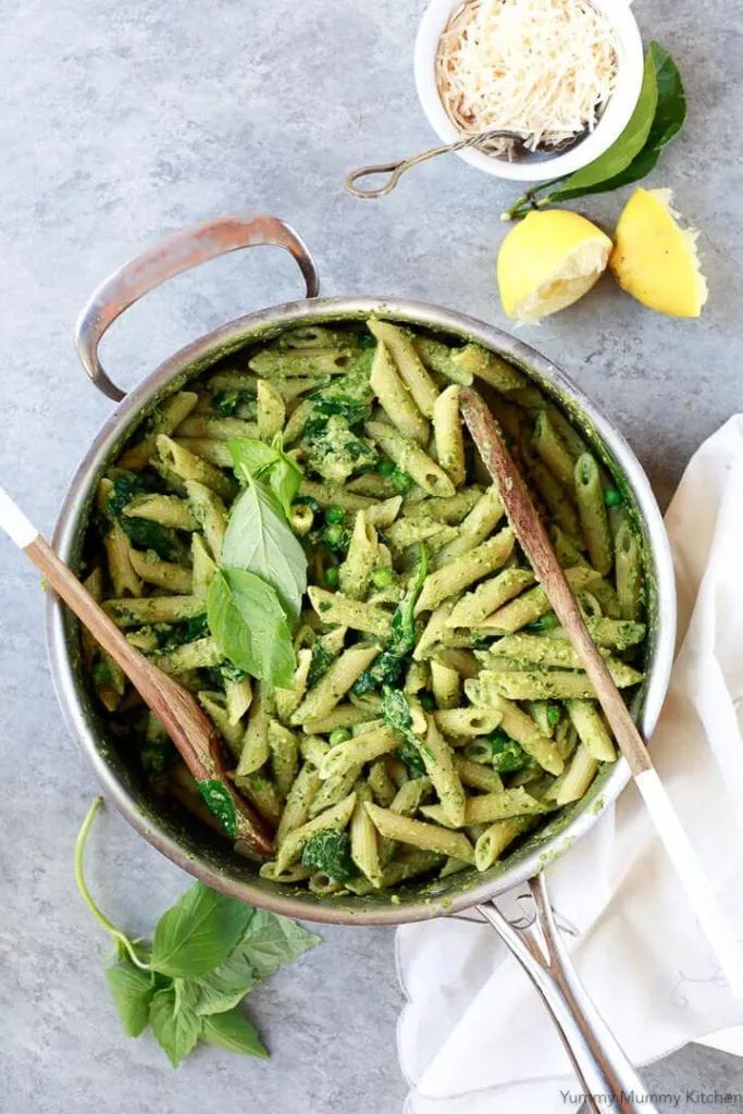 Pea Pesto Pasta