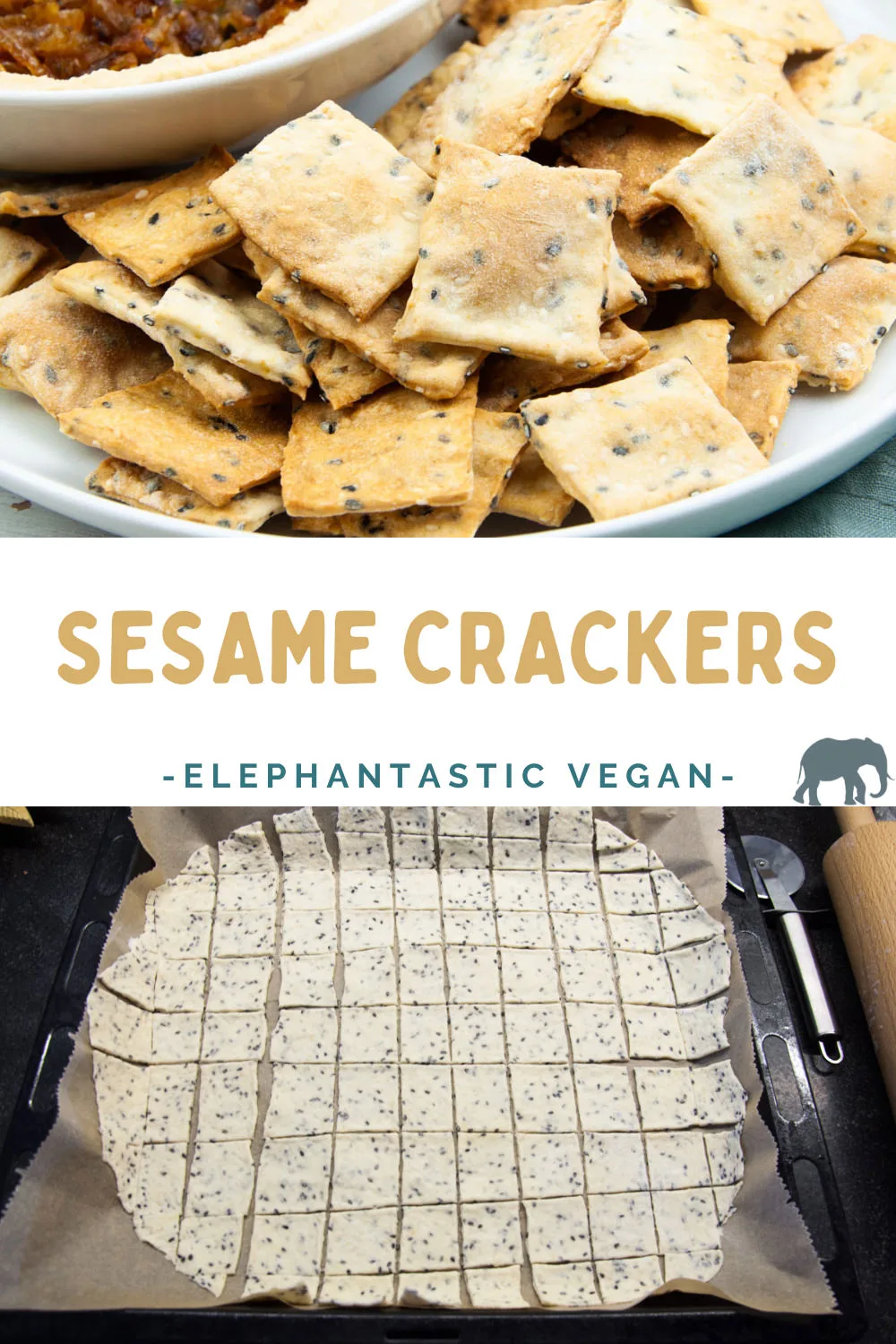 Crispy Sesame Crackers
