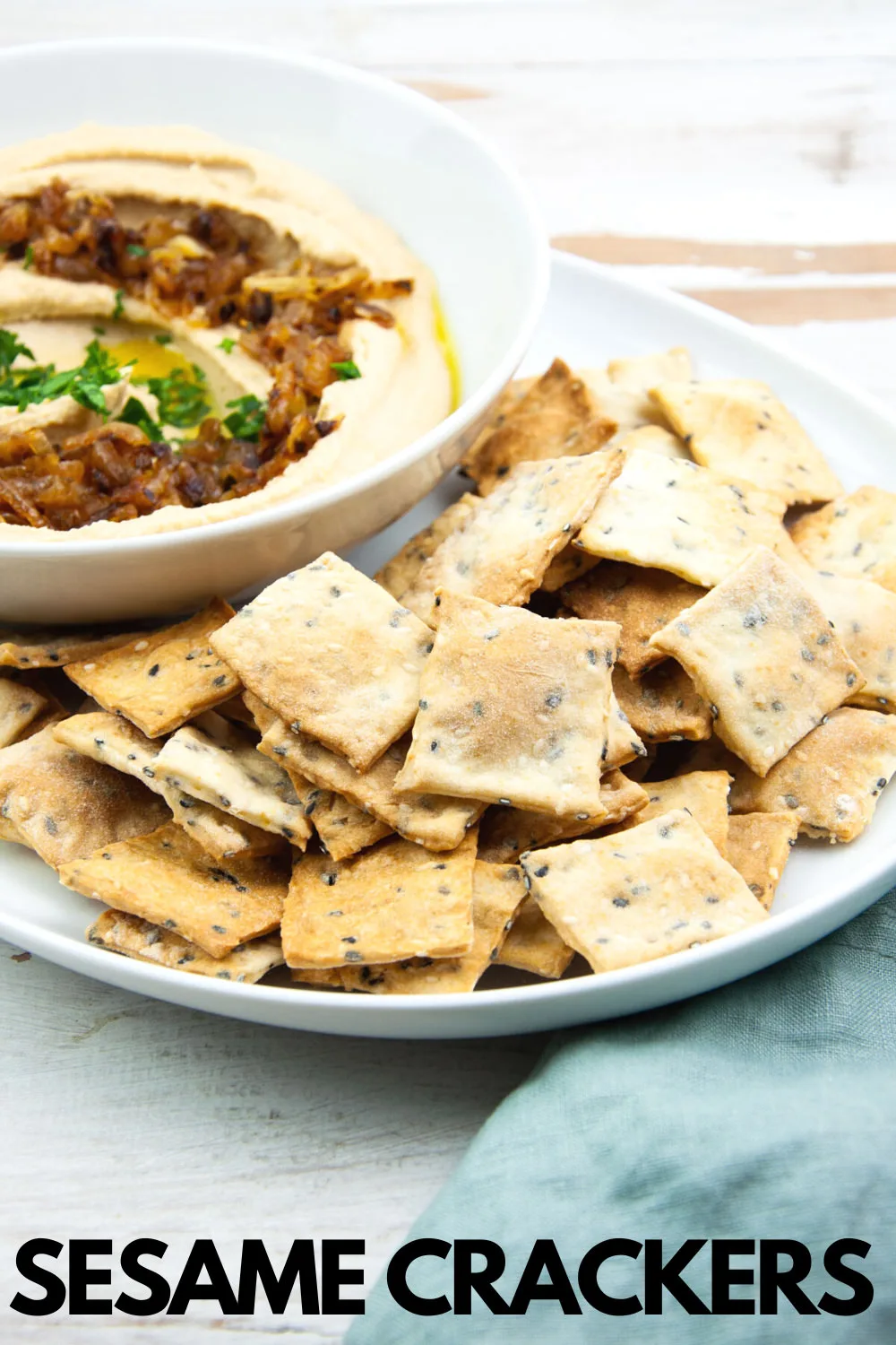 Crispy Sesame Crackers
