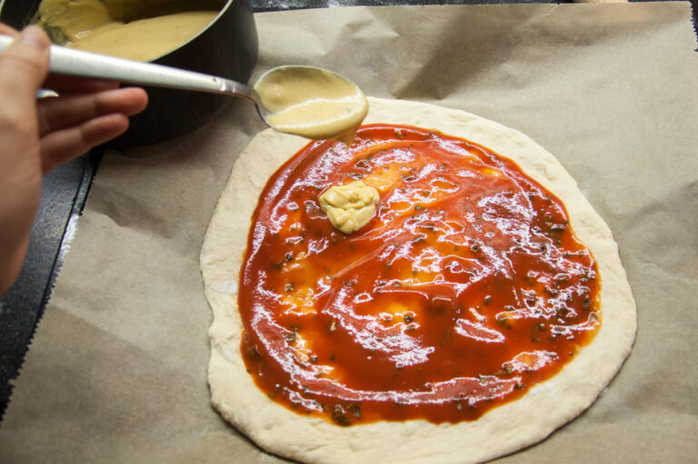 Vegan Cheese Pizza Recipe Elephantastic Vegan